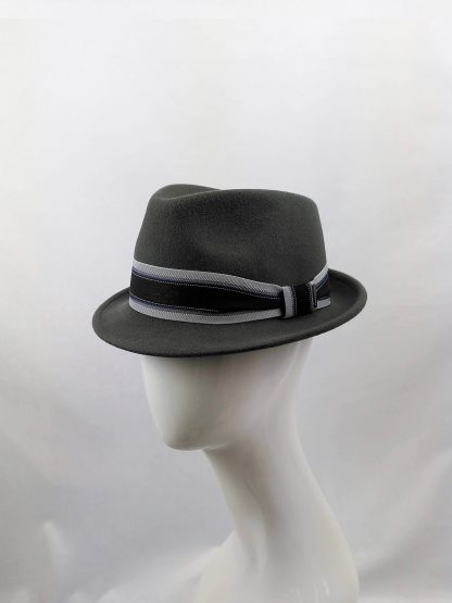 Herren Stetson Filzhut Trilby grau