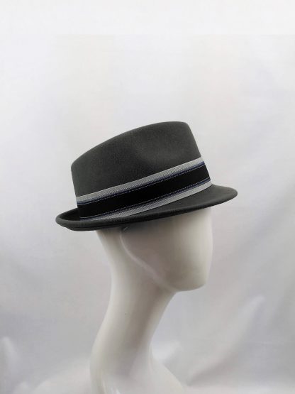 Herren Stetson Filzhut Trilby grau