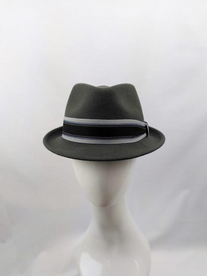 Herren Stetson Filzhut Trilby grau
