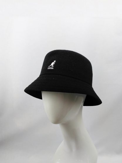 Kangol Bucket Schwarz Wolle