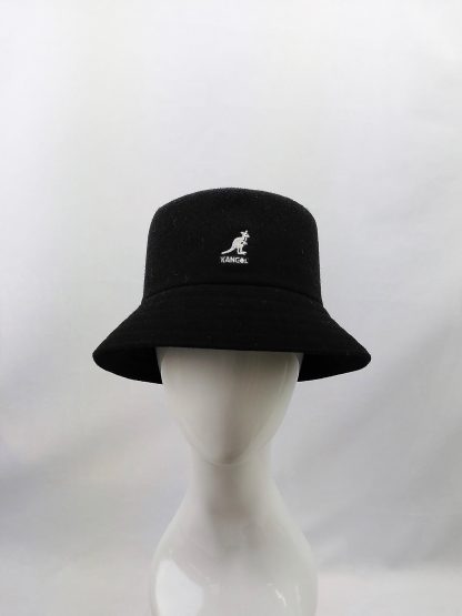 Kangol Bucket Schwarz Wolle