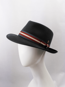 Schwarzer Marcelo Bogart Hut von Michael Zechbauer
