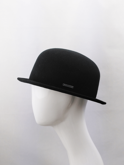 Bowler von Stetson in schwarz aus 100% Wolle